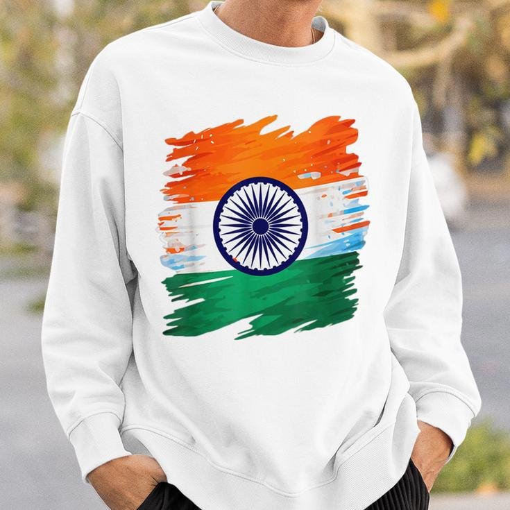India Independence Day 15 August 1947 Indian Flag Patriotic Sweatshirt Gifts for Him