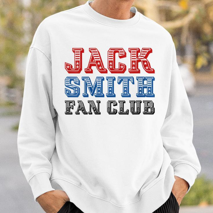 Jack Smith Fan Club Retro Usa Flag American Funny Political Sweatshirt Gifts for Him