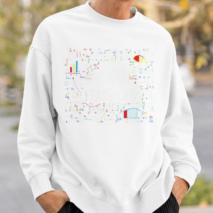 Kids Square Root Of 100 10Th Birthday 10 Years Old Sweatshirt Gifts for Him