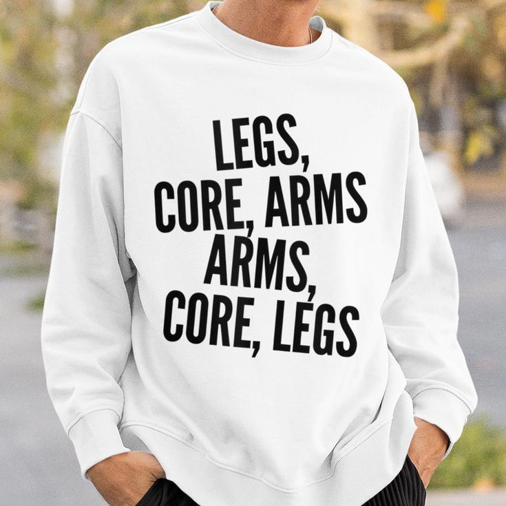 Legs Core Arms Rowing On Rower Fitness Workout Gear Sweatshirt Gifts for Him
