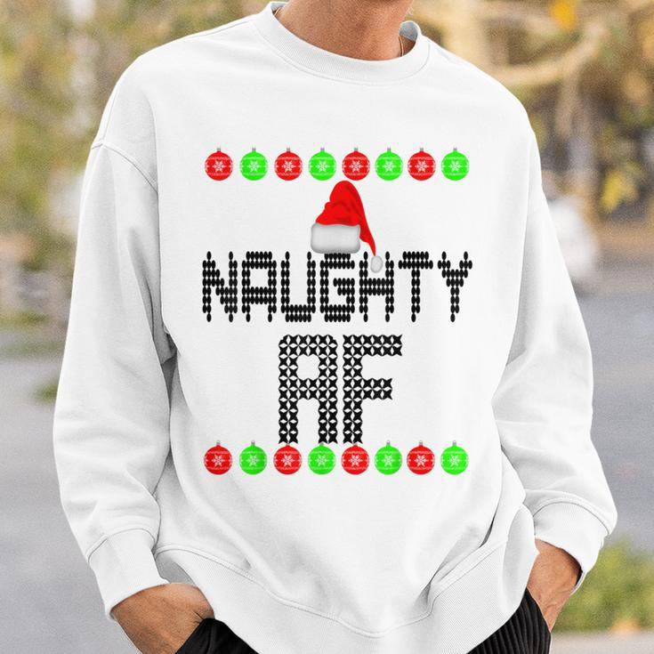 Naughty Af Ugly Christmas SweaterSweatshirt Gifts for Him