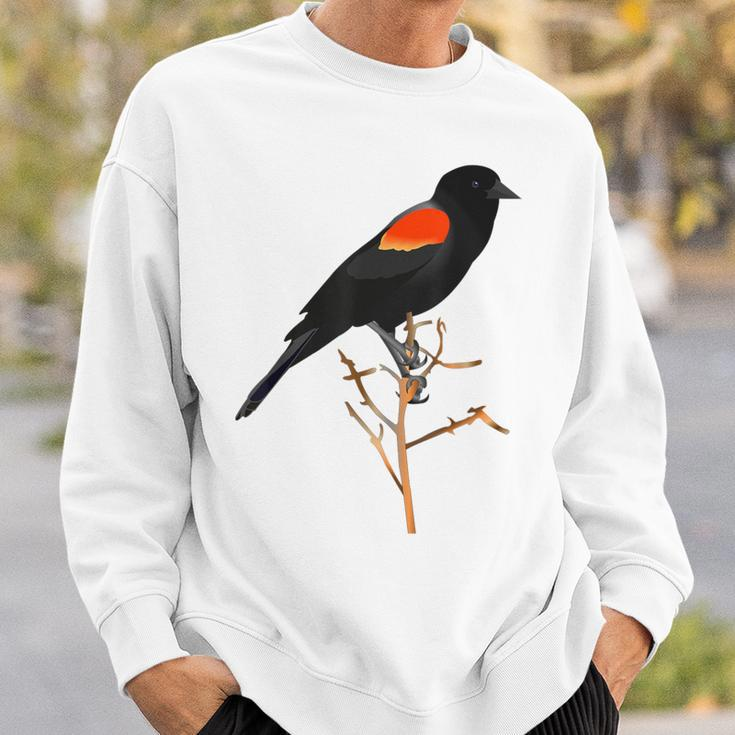 Red-Winged Blackbird For Birdwatchers Sweatshirt Gifts for Him