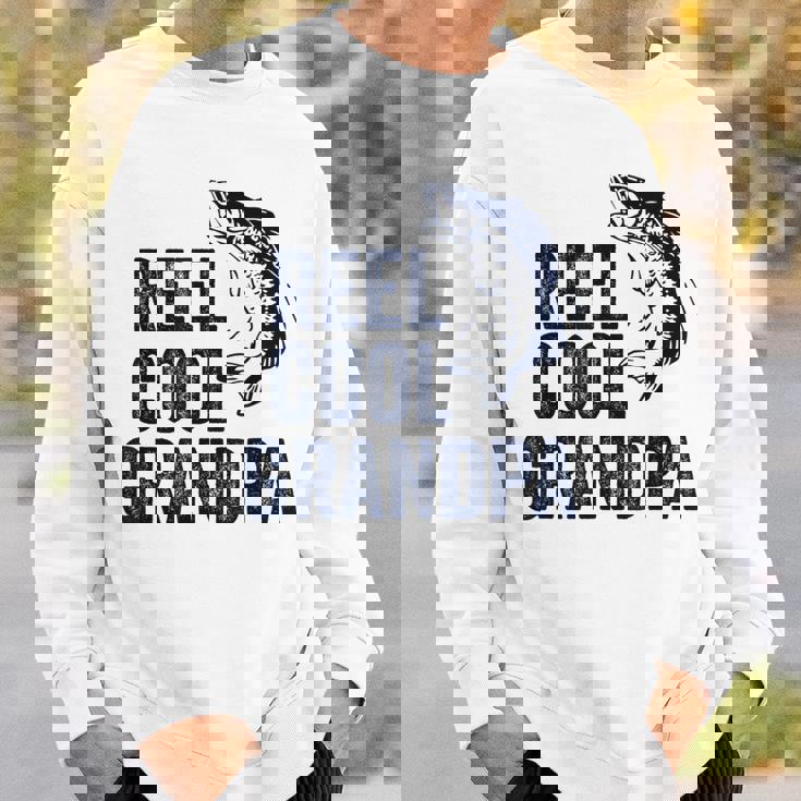 Reel Cool Grandpa Fathers Day For Fisherman Sweatshirt Gifts for Him