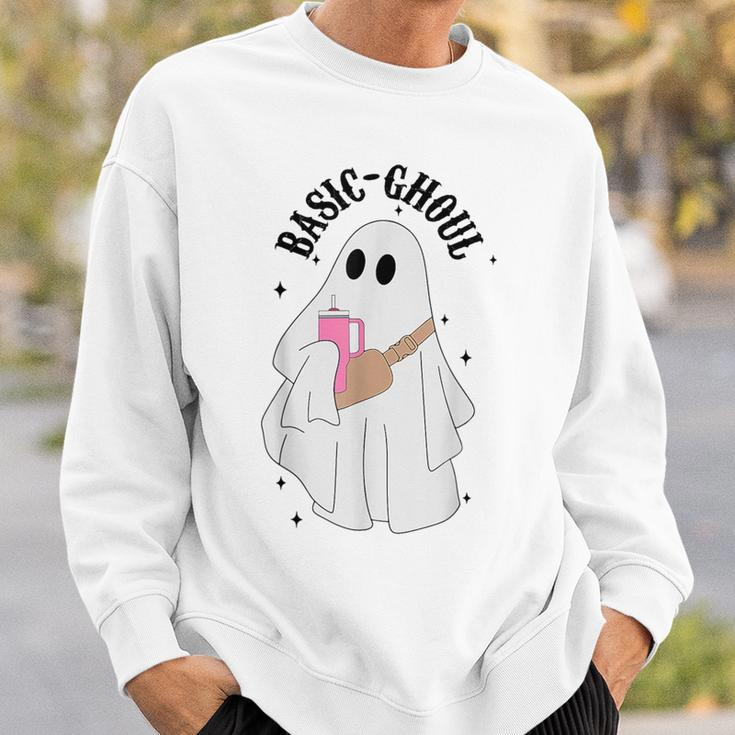 Spooky Season Cute Ghost Halloween Costume Basic Ghoul Sweatshirt Gifts for Him