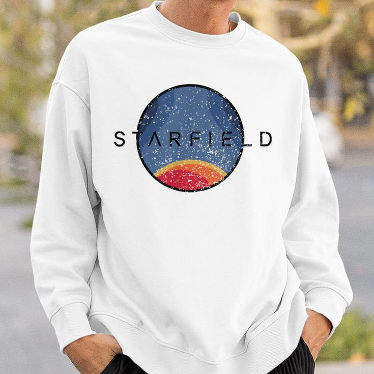 Starfield Star Field Space Galaxy Universe Vintage Retro Sweatshirt Gifts for Him