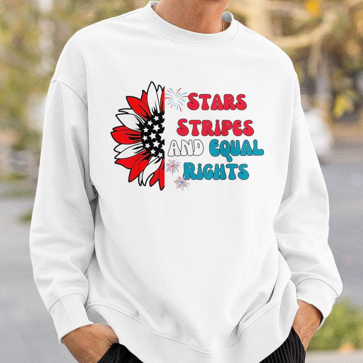 Stars Stripes And Equal Rights Equal Rights Funny Gifts Sweatshirt Gifts for Him