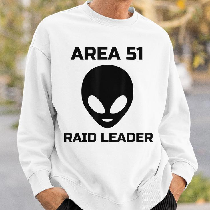Storm Area 51 Raid Leader Joke Event Funny Alien Meme Gift Meme Funny Gifts Sweatshirt Gifts for Him