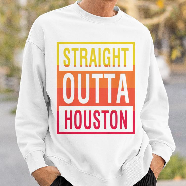 Straight Outta Houston Texas Sweatshirt Gifts for Him