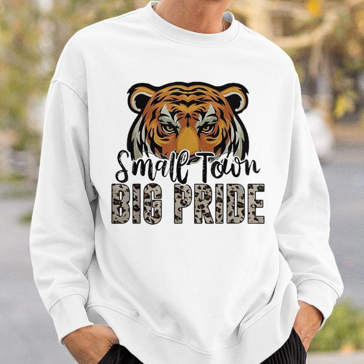 Tigers School Sports Fan Team Spirit Football Leopard Sweatshirt Gifts for Him
