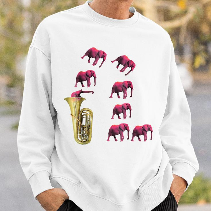 Tuba Funny Elephant Gifts For Elephant Lovers Funny Gifts Sweatshirt Gifts for Him