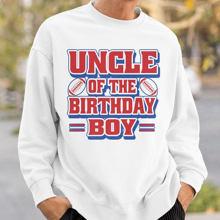 Uncle Football Birthday Boy Family Baller B-Day Party Sweatshirt Gifts for Him