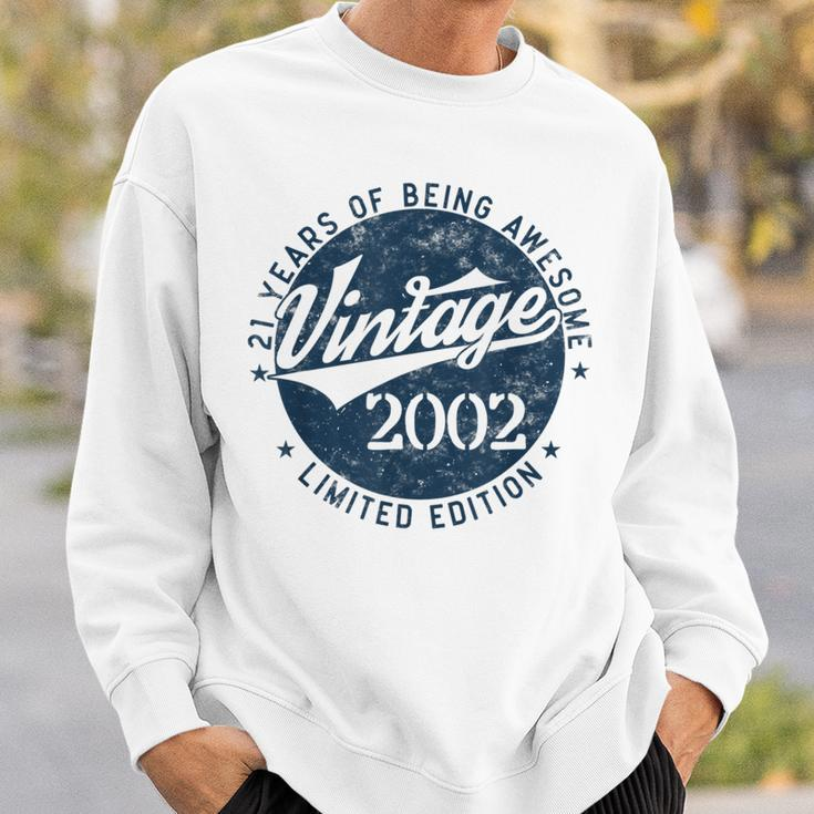 Vintage 2002 Limited Edition 21 Year Old Gifts 21St Birthday Sweatshirt Gifts for Him