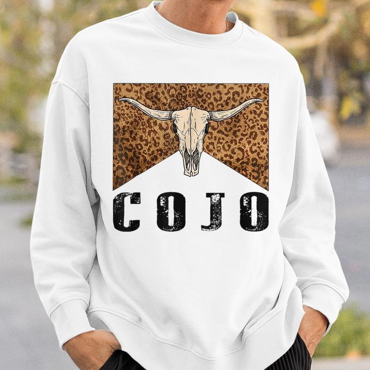 Vintage Cojo Bull Skull Country Music Sweatshirt Gifts for Him