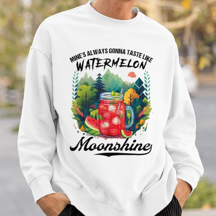 Watermelon Moonshine Retro Country Music Sweatshirt Gifts for Him