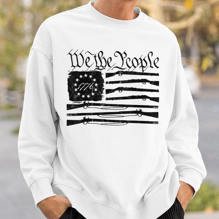 We The People Gun Rights American Flag 4Th Of July Patriotic Sweatshirt Gifts for Him