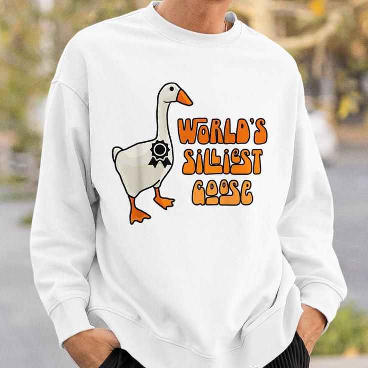 Worlds Silliest Goose Sweatshirt Gifts for Him