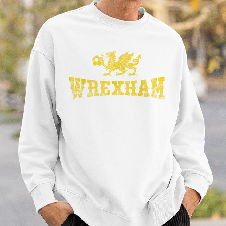 Wrexham Wales Soccer Jersey Welsh Red Dragon For Men Kids Soccer Funny Gifts Sweatshirt Gifts for Him