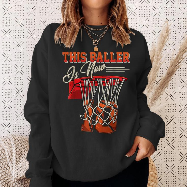10Th Birthday For Boy Basketball 10 Years Old Kid Gift Sweatshirt Gifts for Her