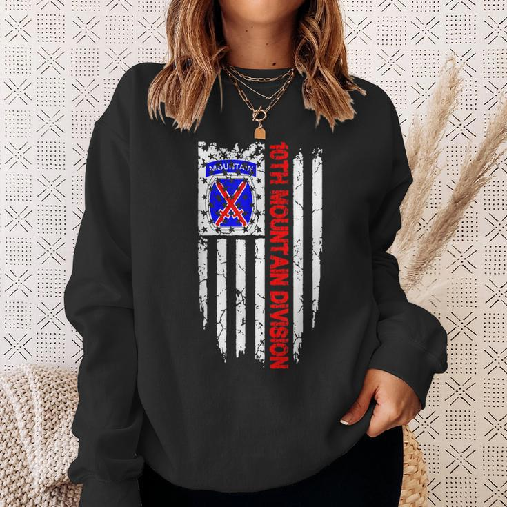 10Th Mountain Division Veteran Sweatshirt Gifts for Her