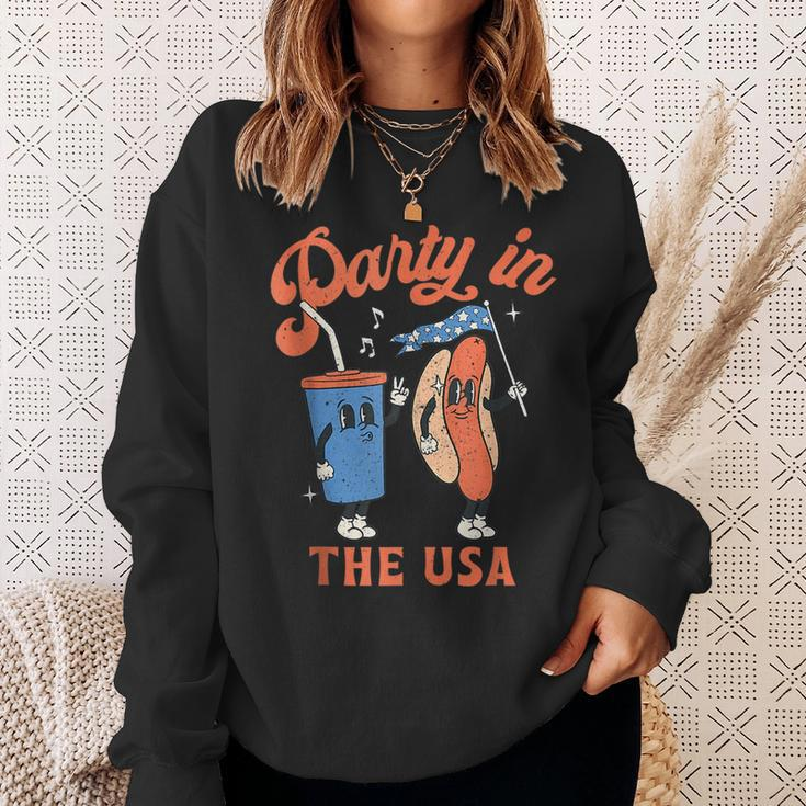 4Th Of July For Hotdog Lover Party In The Usa Sweatshirt Gifts for Her
