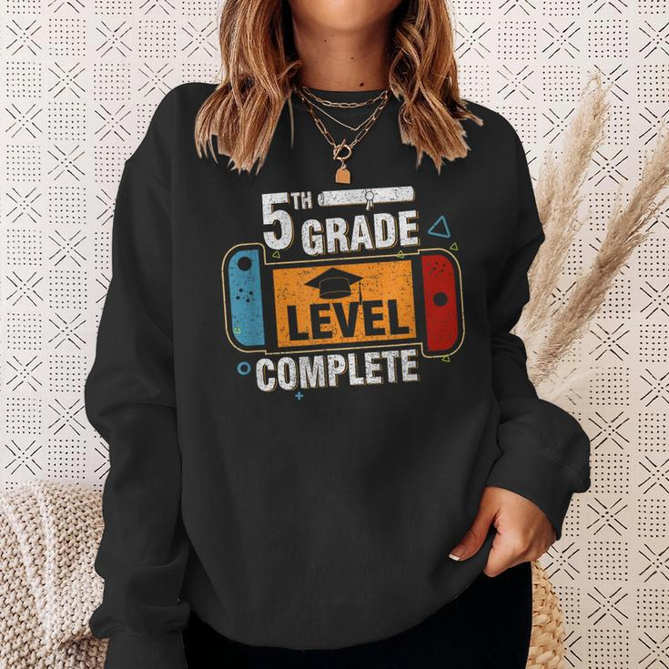 5Th Grade Class Of 2023 Gamer Level Complete Graduation Sweatshirt Gifts for Her