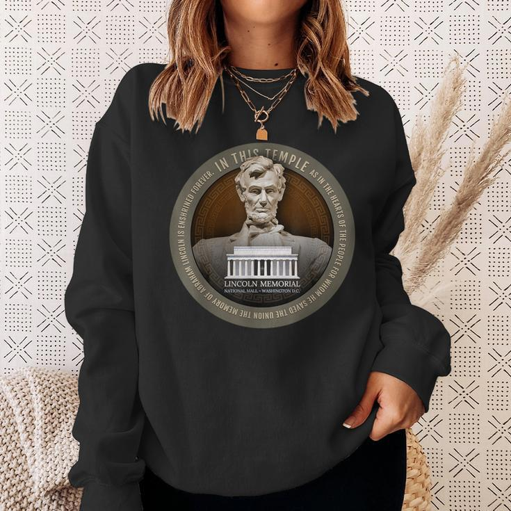 Abraham Abe Lincoln Memorial National Mall Washington DC Sweatshirt Gifts for Her
