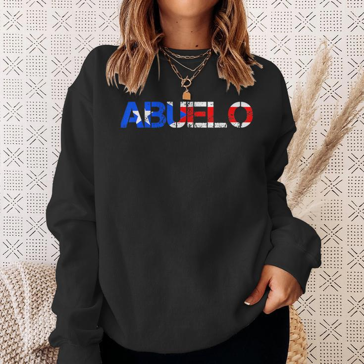 Abuelo Puerto Rico Flag Puerto Rican Pride Fathers Day Gift Sweatshirt Gifts for Her