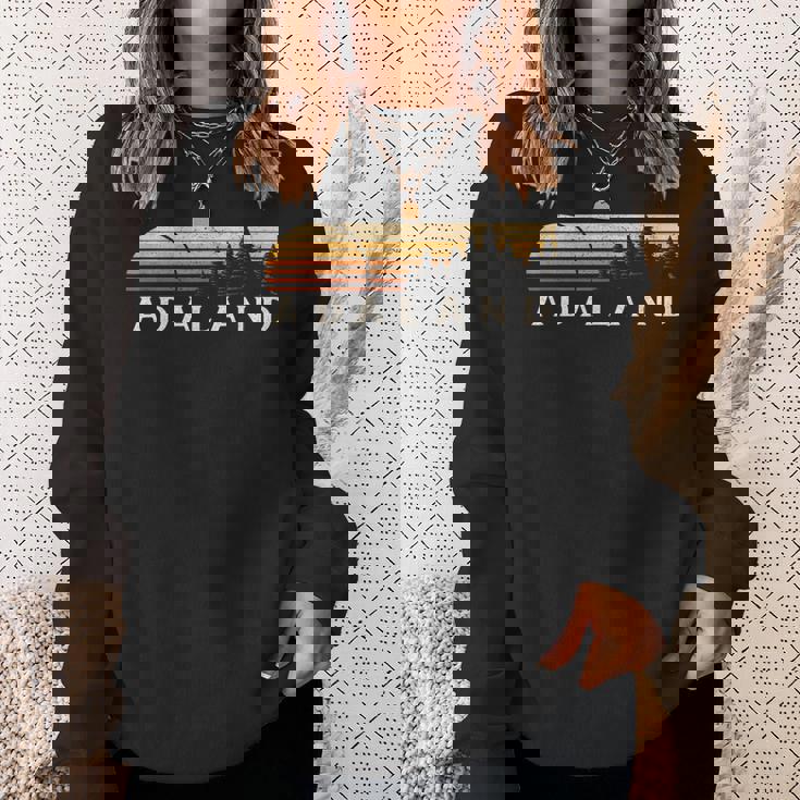 Adaland Wv Vintage Evergreen Sunset Eighties Retro Sweatshirt Gifts for Her Adaland Wv Vintage Evergreen Sunset Eighties Retro Sweatshirt Gifts for Her