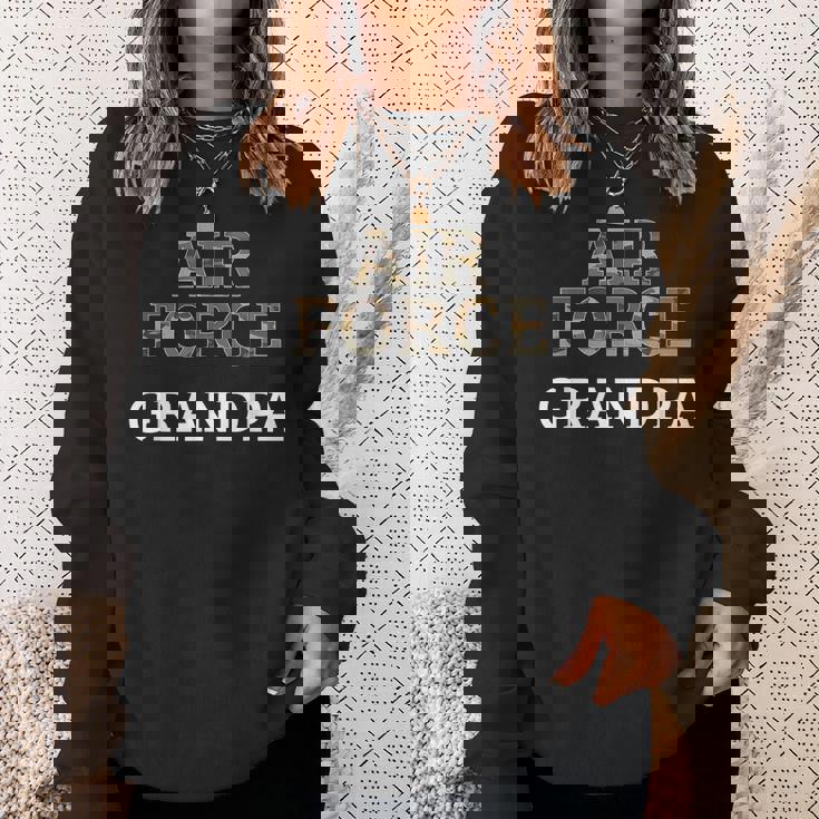 Air Force Grandpa Military Family Gift Air Force Family Sweatshirt Gifts for Her