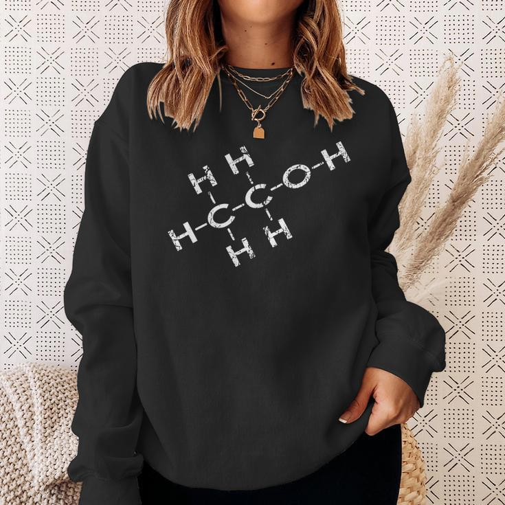 Alcohol Chemical Formula Organic Chemistry Sweatshirt Gifts for Her