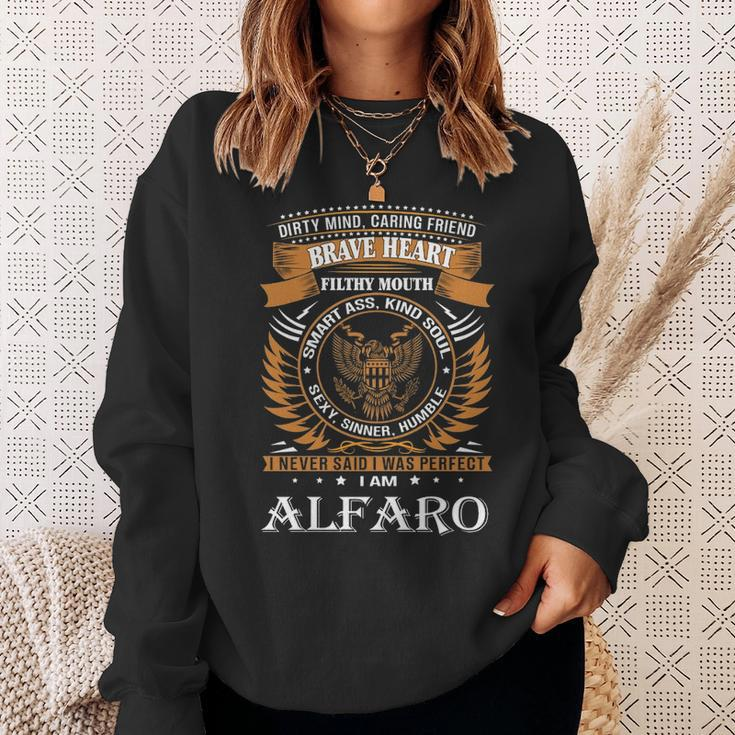 Alfaro Name Gift Alfaro Brave Heart Sweatshirt Gifts for Her