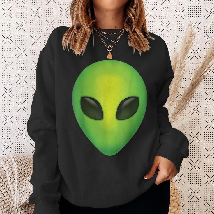 Alien HeadColorful Alien Rave Believe Sweatshirt Gifts for Her