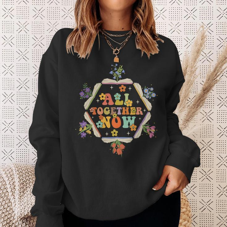 All Together Now Summer Reading Program 2023 Books Lovers Sweatshirt Gifts for Her