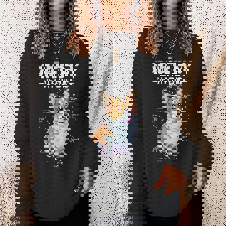 Anatomy Of A Corgi Cute Corgis Costume Corgi Lovers Corgis Sweatshirt Gifts for Her