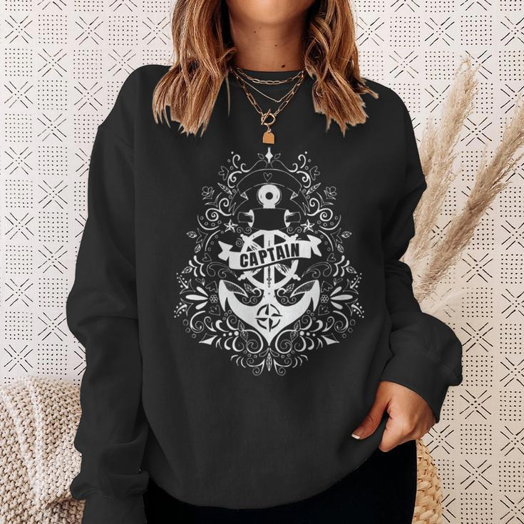 Anchor Captain - Sailing Boating Lover Gift Sweatshirt Gifts for Her