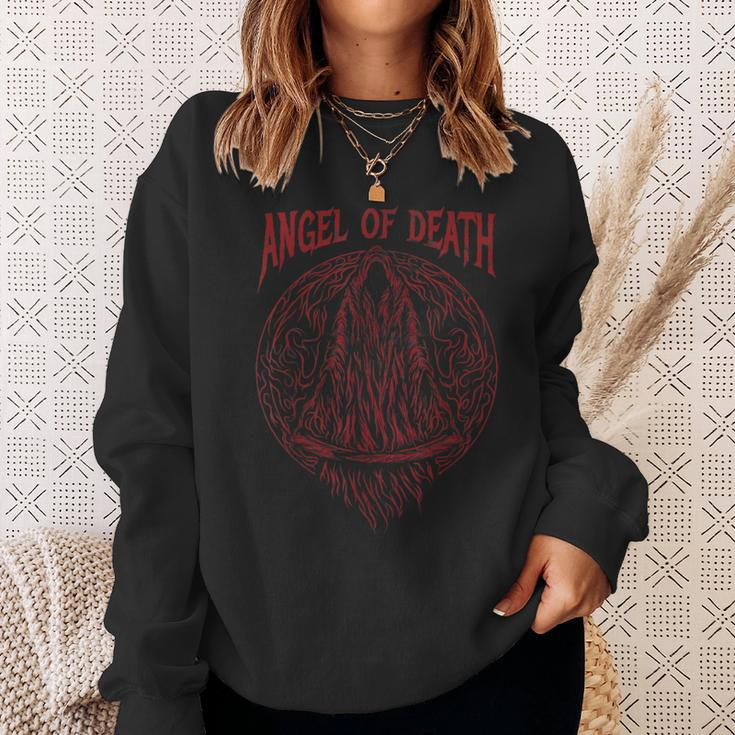 Angel Of Death Gothic Occultism Costume For Goth Lovers Goth Sweatshirt Gifts for Her