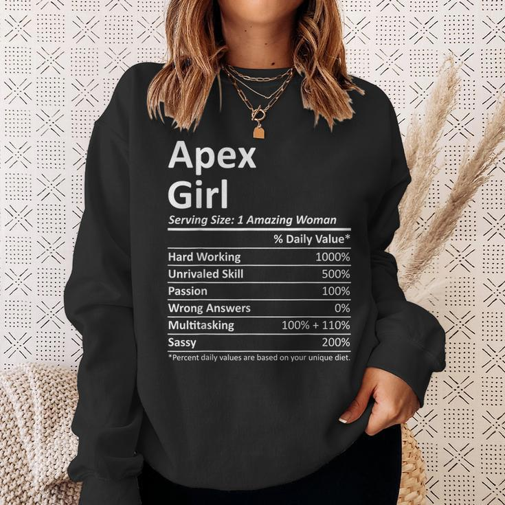 Apex Girl Nc North Carolina Funny City Home Roots Usa Gift Usa Funny Gifts Sweatshirt Gifts for Her