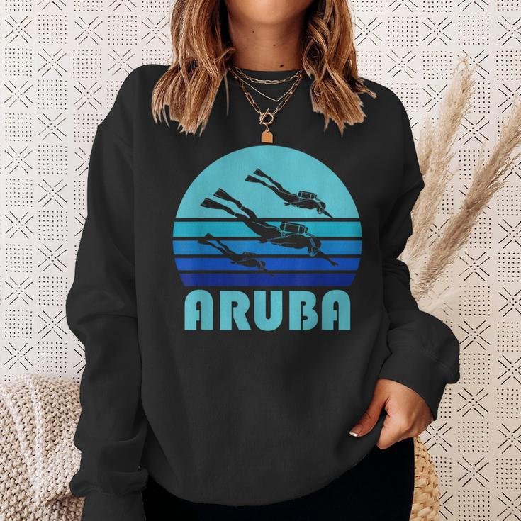 Aruba Scuba Diving Caribbean Diver Sweatshirt Gifts for Her