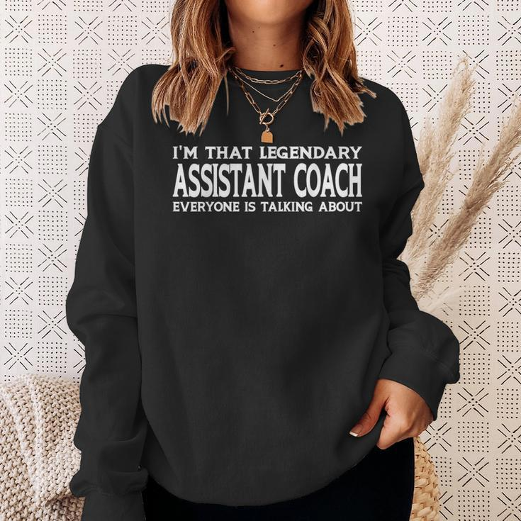 Assistant Coach Job Title Employee Assistant Coach Sweatshirt Gifts for Her