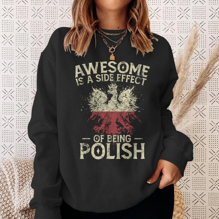 Awesome Is A Side Effect Of Being Polish Sweatshirt Gifts for Her