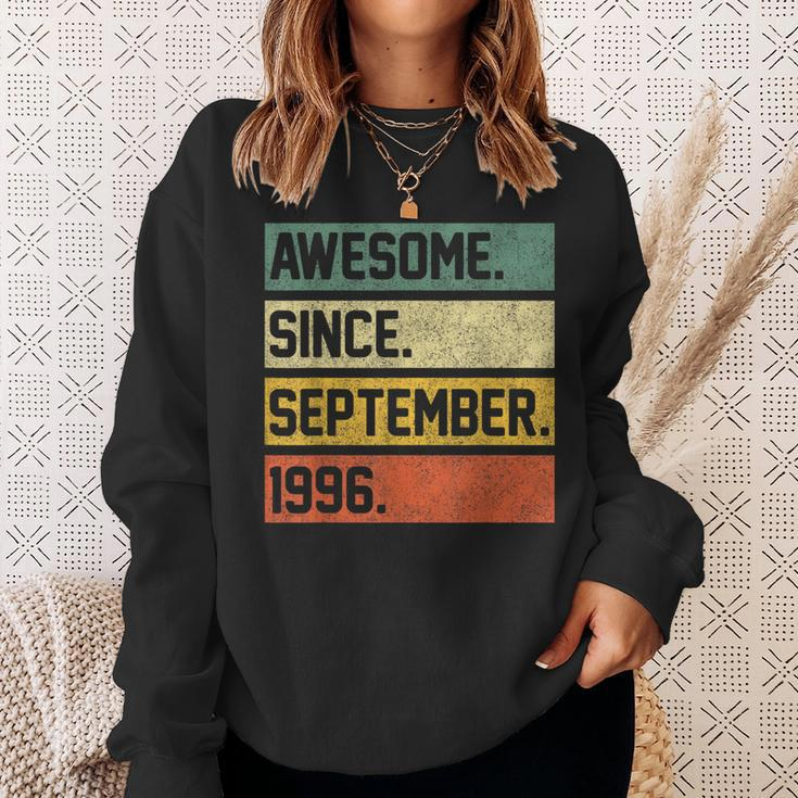 Awesome Since September 1996 27 Years Old 27Th Birthday Sweatshirt Gifts for Her
