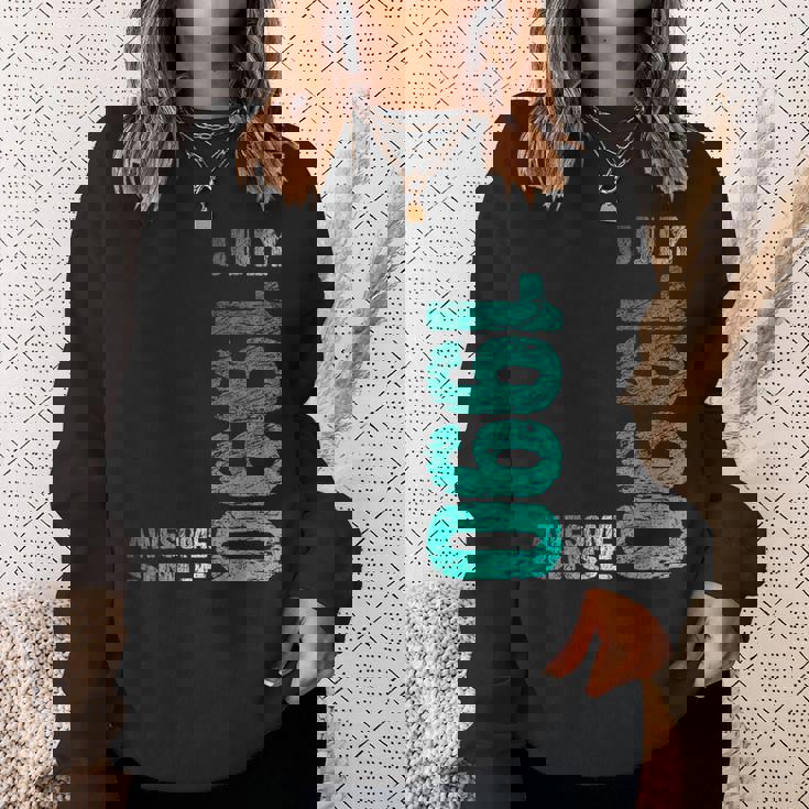 Awesome Since July 1990 33Th Birthday Born 1990 Sweatshirt Gifts for Her