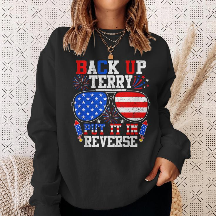 Back Up Terry Put It In Reverse 4Th Of July Us Flag Sweatshirt Gifts for Her