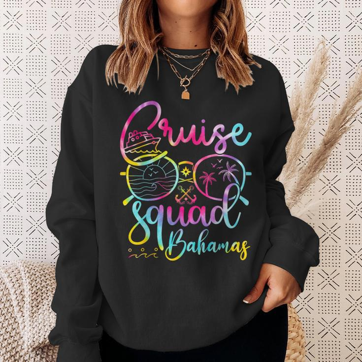 Bahamas Cruise Squad 2023 Tie Dye Holiday Family Matching Sweatshirt Gifts for Her