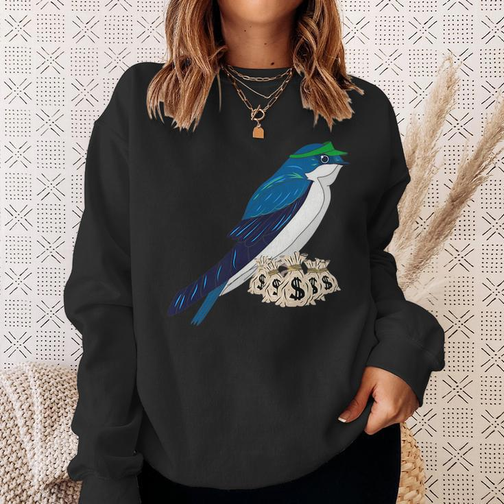 Bank Swallow Funny Birder Pun Watcher Birding Sweatshirt Gifts for Her
