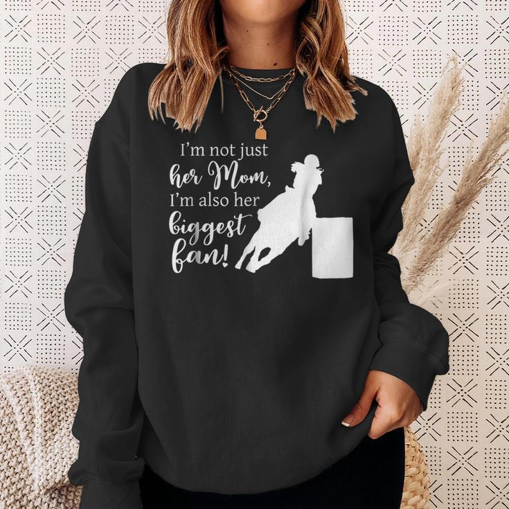 Barrel Racing MomCowgirl Horse Riding Racer Sweatshirt Gifts for Her