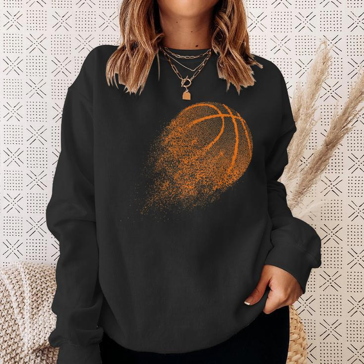 Basketball Player Sports Lover Ball Game Basketball Funny Gifts Sweatshirt Gifts for Her