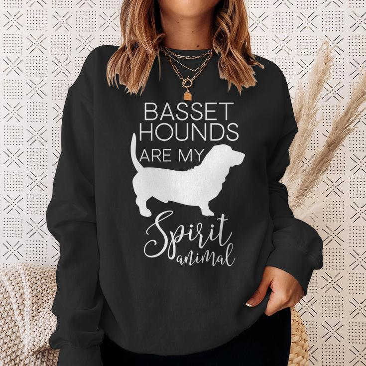 Basset Hound Dog Spirit Animal J000237 Sweatshirt Gifts for Her