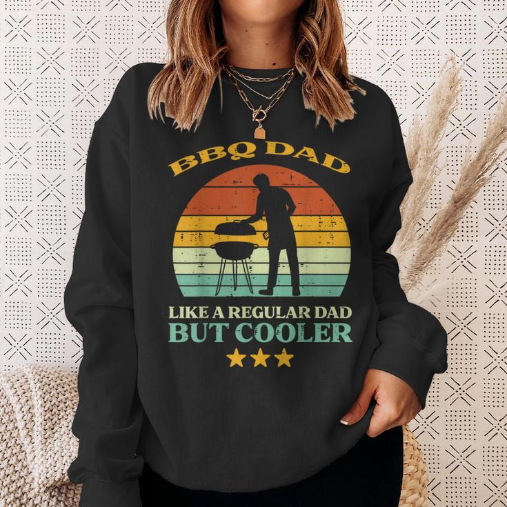 Bbq Dad Cooler Retro Barbecue Grill Fathers Day Daddy Papa Sweatshirt Gifts for Her