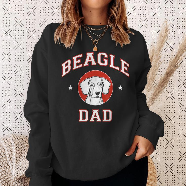 Beagle Dad Dog Father Sweatshirt Gifts for Her